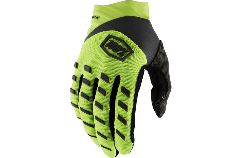 100% AIRMATIC Gloves Fluo Yellow/Black - 2XL 100% AIRMATIC Gloves Fluo Yellow/Black - 2XL