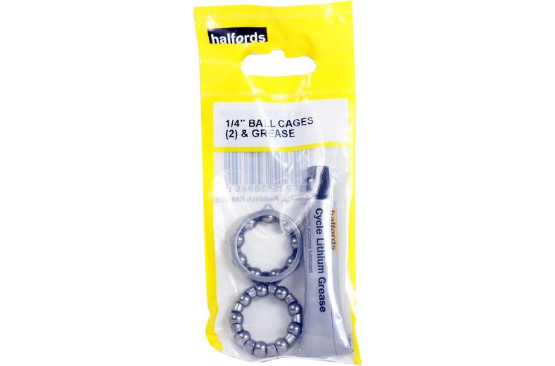 Halfords 1/4" Ball Bearing Cages and Grease Halfords 1/4" Ball Bearing Cages and Grease