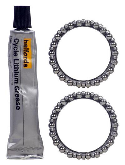 Halfords Aheadset Ball Cages and Grease, 5/32" Halfords Aheadset Ball Cages and Grease, 5/32"