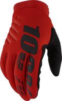 Halfords 100% Brisker Gloves Red - L | Extra 8% off for BC Members