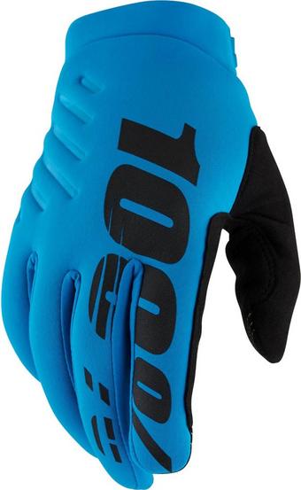 100% BRISKER Gloves Turquoise - XL