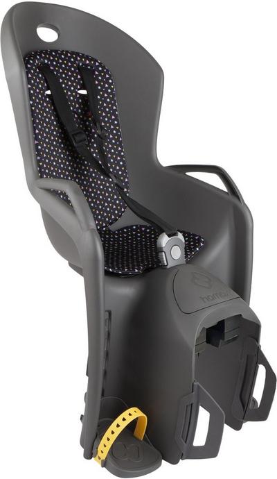 Hamax Amiga Pannier Rack Mounted Child Bike Seat, Dark Grey Hamax Amiga Pannier Rack Mounted Child Bike Seat, Dark Grey