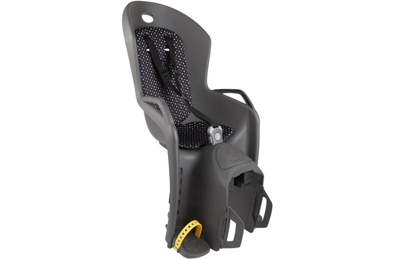 Hamax Amiga Pannier Rack Mounted Child Bike Seat, Dark Grey Hamax Amiga Pannier Rack Mounted Child Bike Seat, Dark Grey