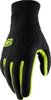 Halfords 100% Brisker Xtreme Gloves Black/Fluo Yellow - 2Xl | Extra 8% off for BC Members