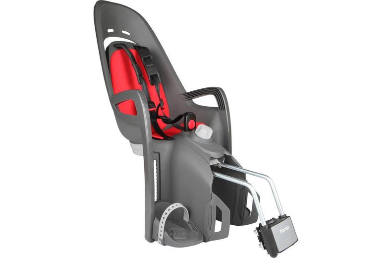 Hamax Zenith Relax Child Bike Seat, Grey/Red Hamax Zenith Relax Child Bike Seat, Grey/Red