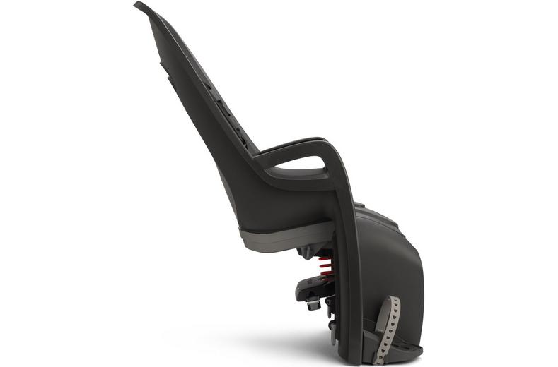 Hamax Zenith Child Bike Seat With Carrier Adapter, Grey/Black Hamax Zenith Child Bike Seat With Carrier Adapter, Grey/Black