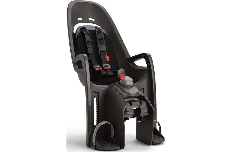 Hamax Zenith Relax Child Bike Seat With Carrier Adapter, Grey/Black Hamax Zenith Relax Child Bike Seat With Carrier Adapter, Grey/Black