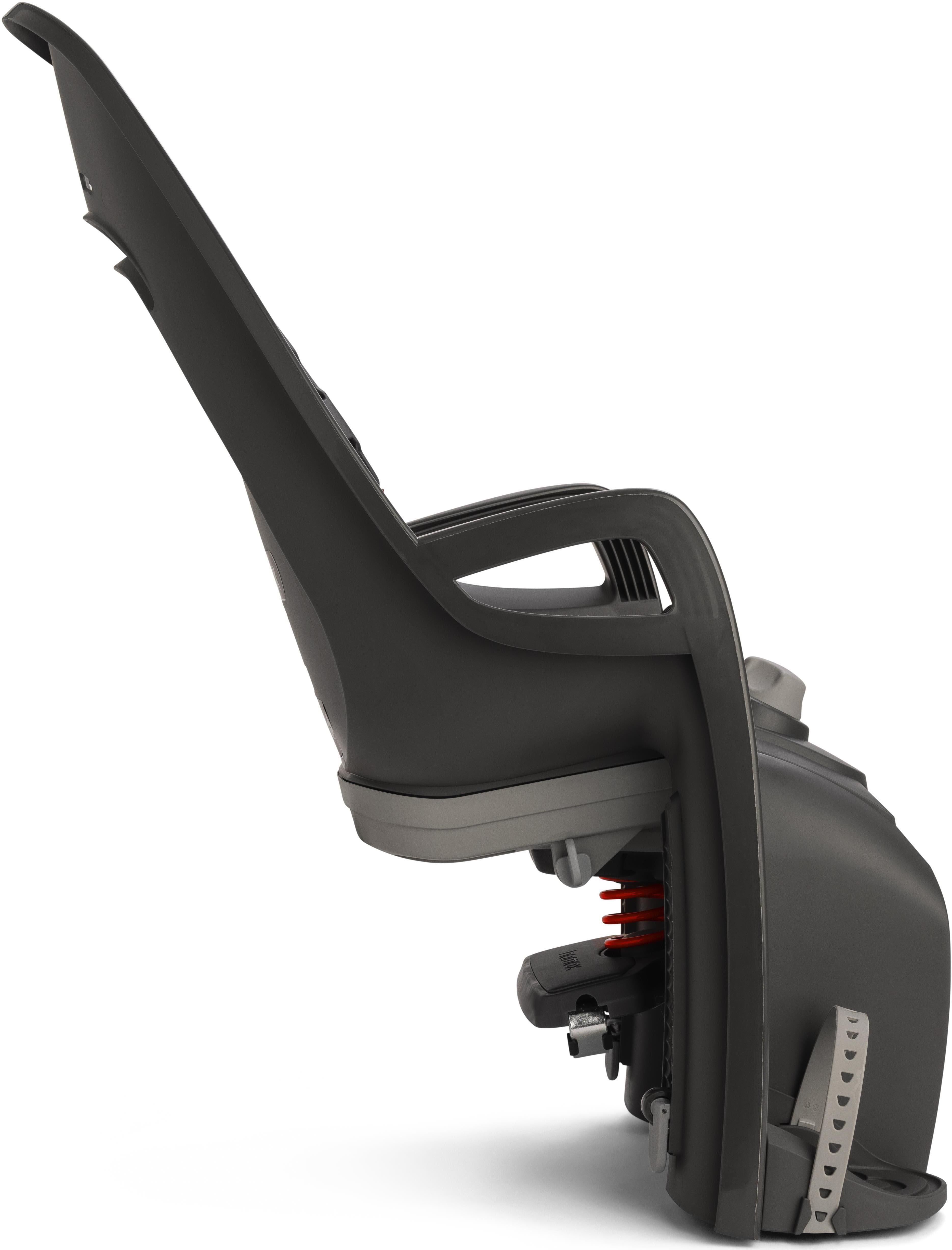 Hamax Zenith Relax Child Bike Seat With Carrier Adapter, Grey/Black