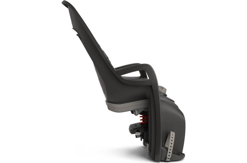 Hamax Zenith Relax Child Bike Seat With Carrier Adapter, Grey/Black Hamax Zenith Relax Child Bike Seat With Carrier Adapter, Grey/Black