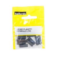 Halfords Gear Plastic Ferrules - X10 | Extra 8% off for BC Members