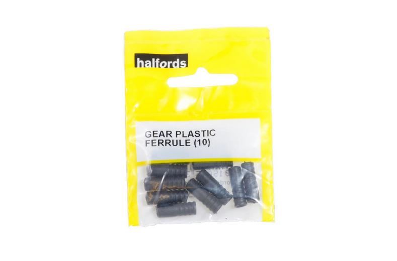 Halfords Gear Plastic Ferrules - x10 Halfords Gear Plastic Ferrules - x10