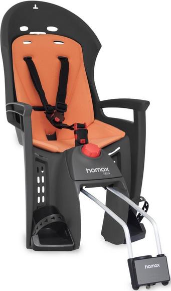 Hamax Siesta With Lockable Bracket, Grey/Orange