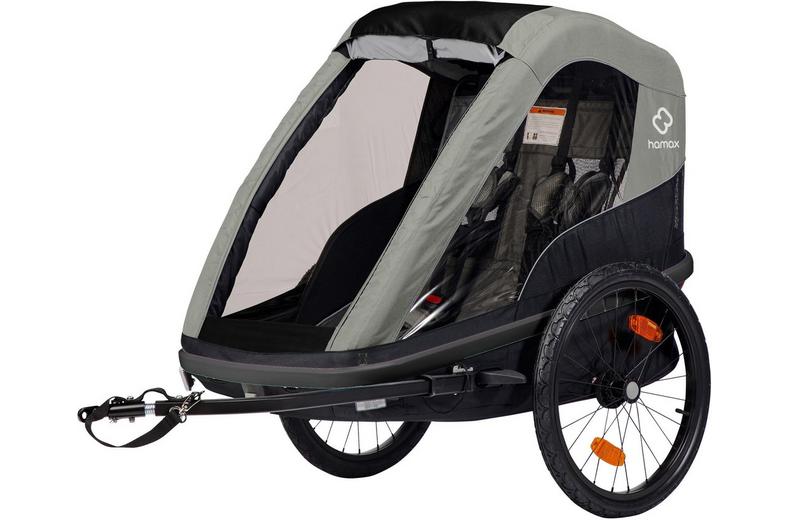Hamax Avenida One Child Bike Trailer, Olive Green Hamax Avenida One Child Bike Trailer, Olive Green