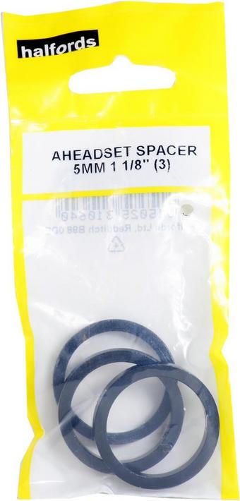 Halfords Aheadset Spacers x 3, 1 1/8"