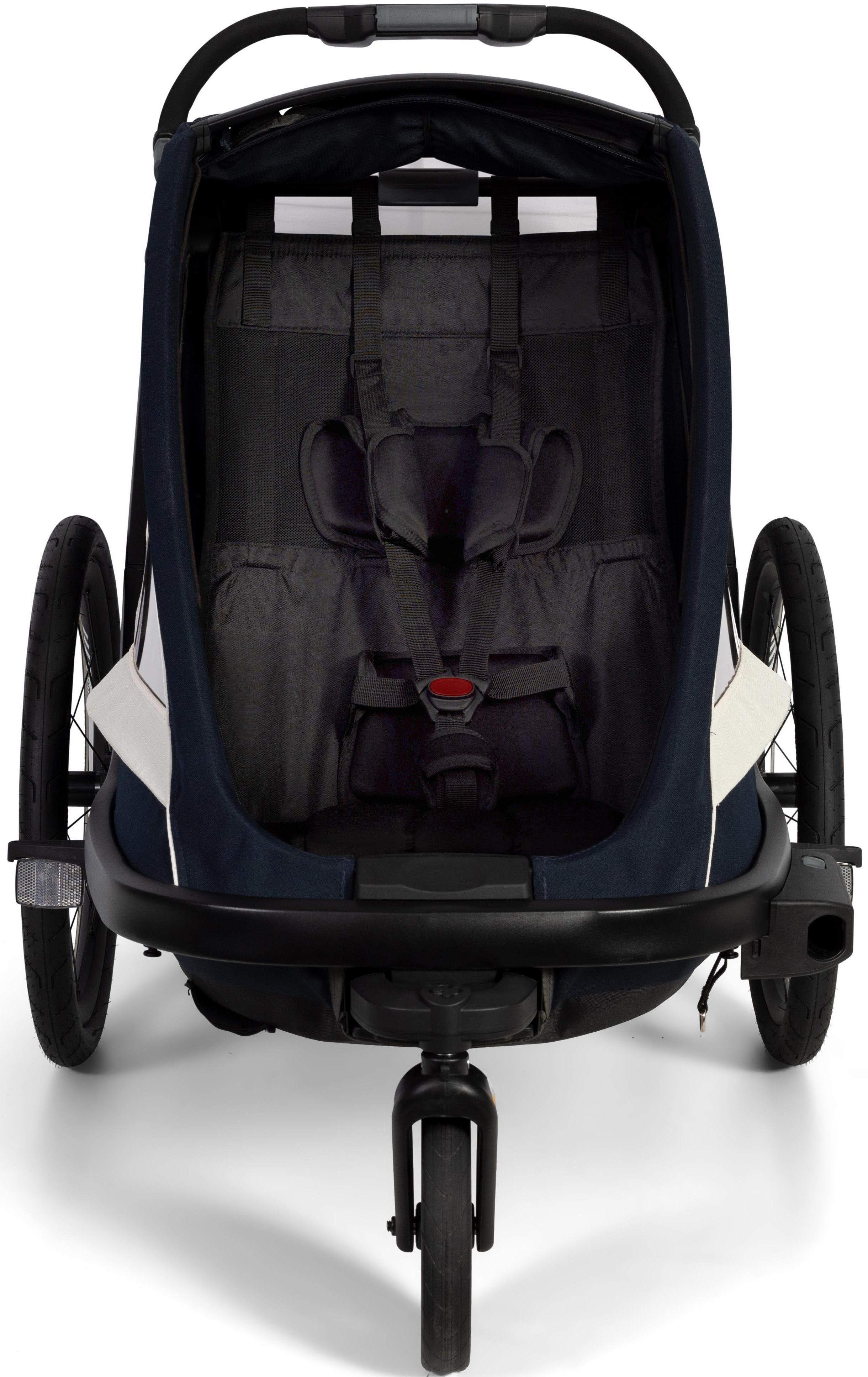 Hamax Breeze Child Bike Trailer, White/Green