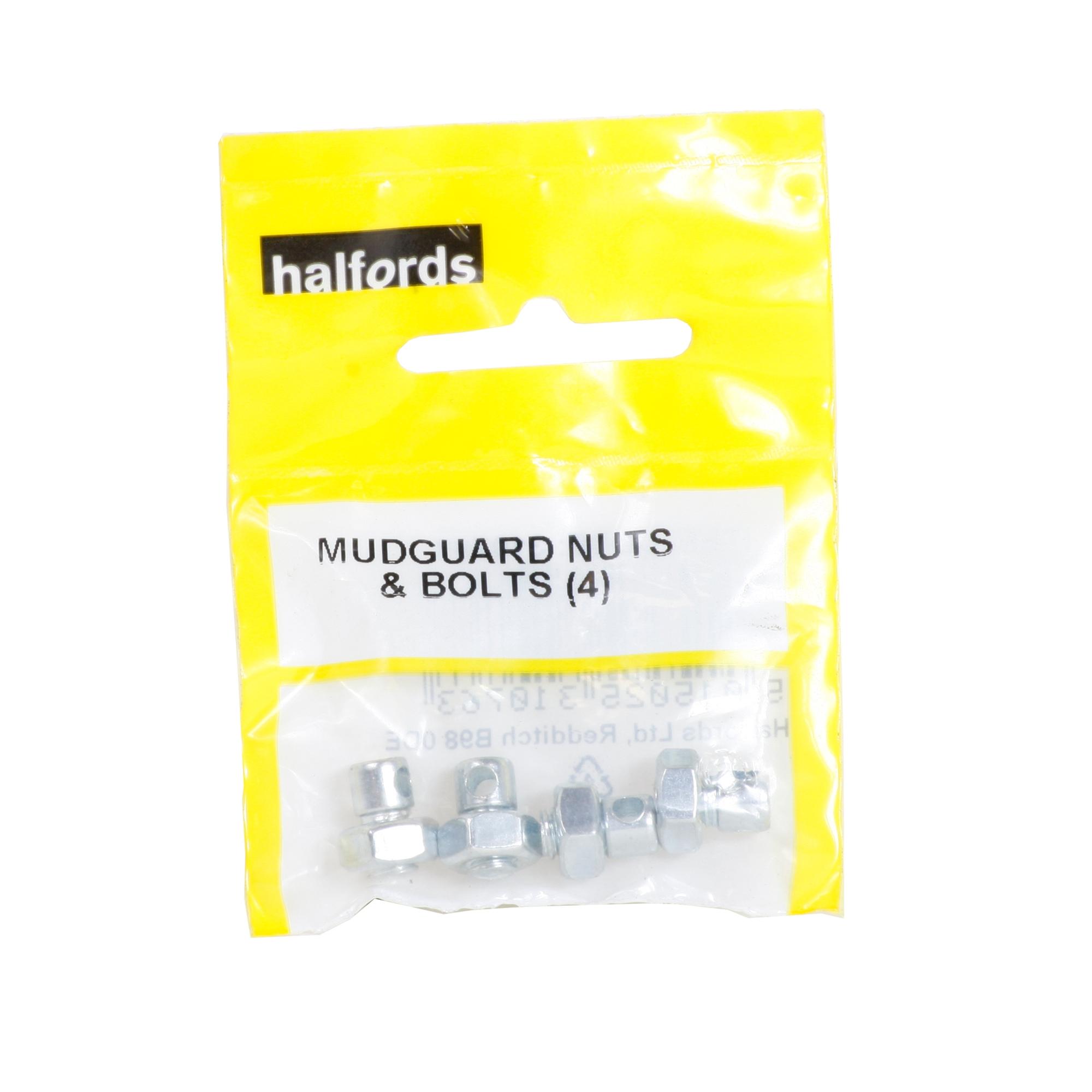 Halfords Bike Mudguard Nuts And Bolts X 4