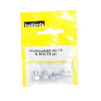 Halfords Bike Mudguard Nuts And Bolts X 4 | Extra 8% off for BC Members