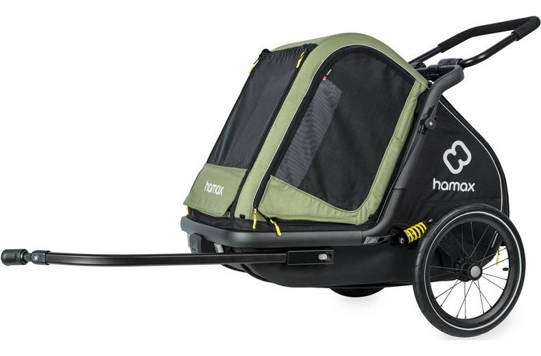 Hamax Pluto Dog Trailer Medium, Green Hamax Pluto Dog Trailer Medium, Green