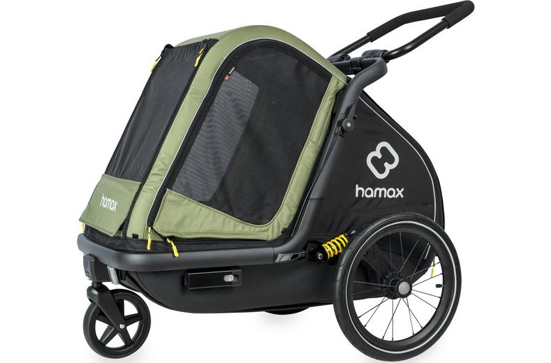 Hamax Pluto Dog Trailer Medium, Green Hamax Pluto Dog Trailer Medium, Green