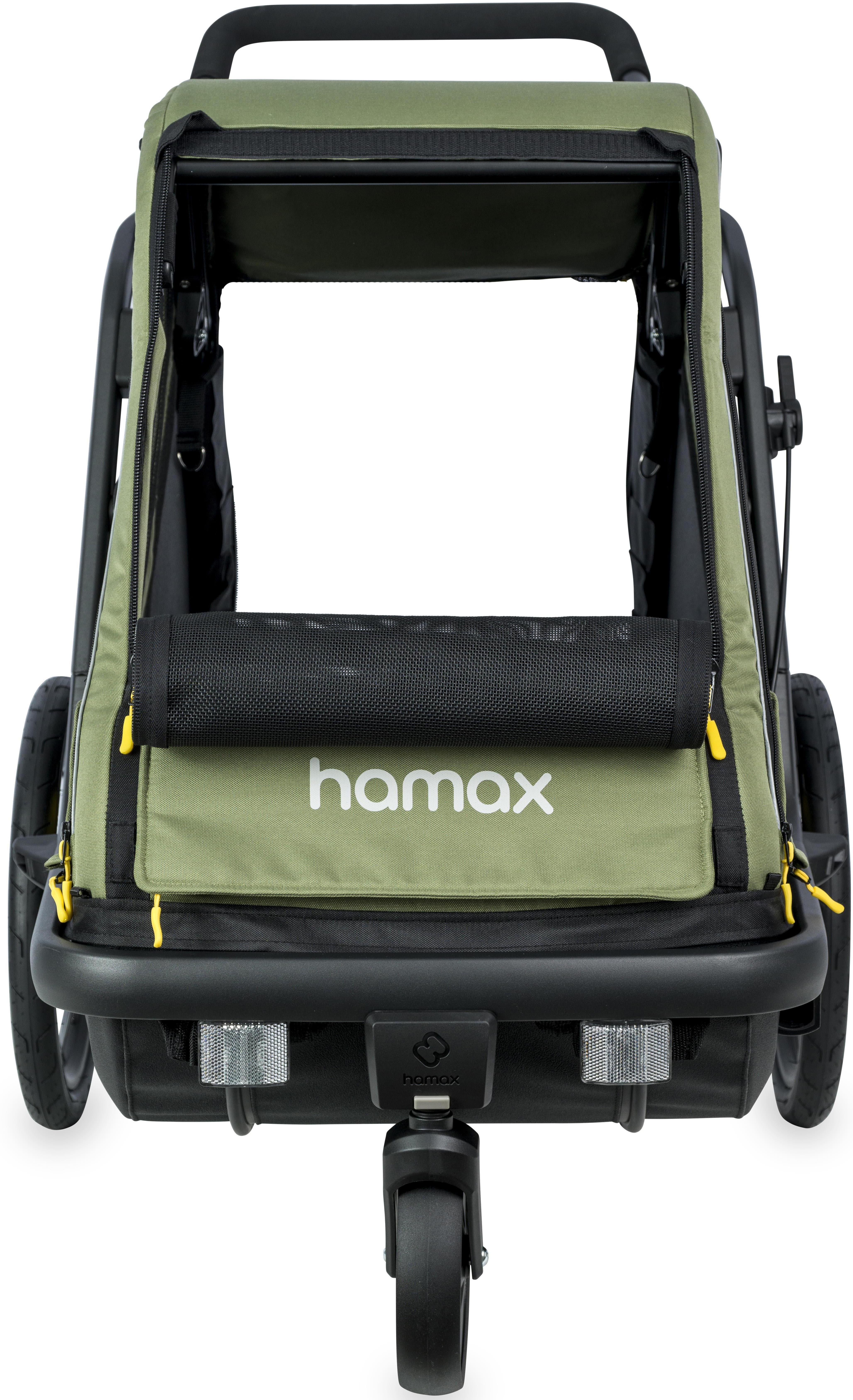 Hamax Pluto Dog Trailer Medium, Green
