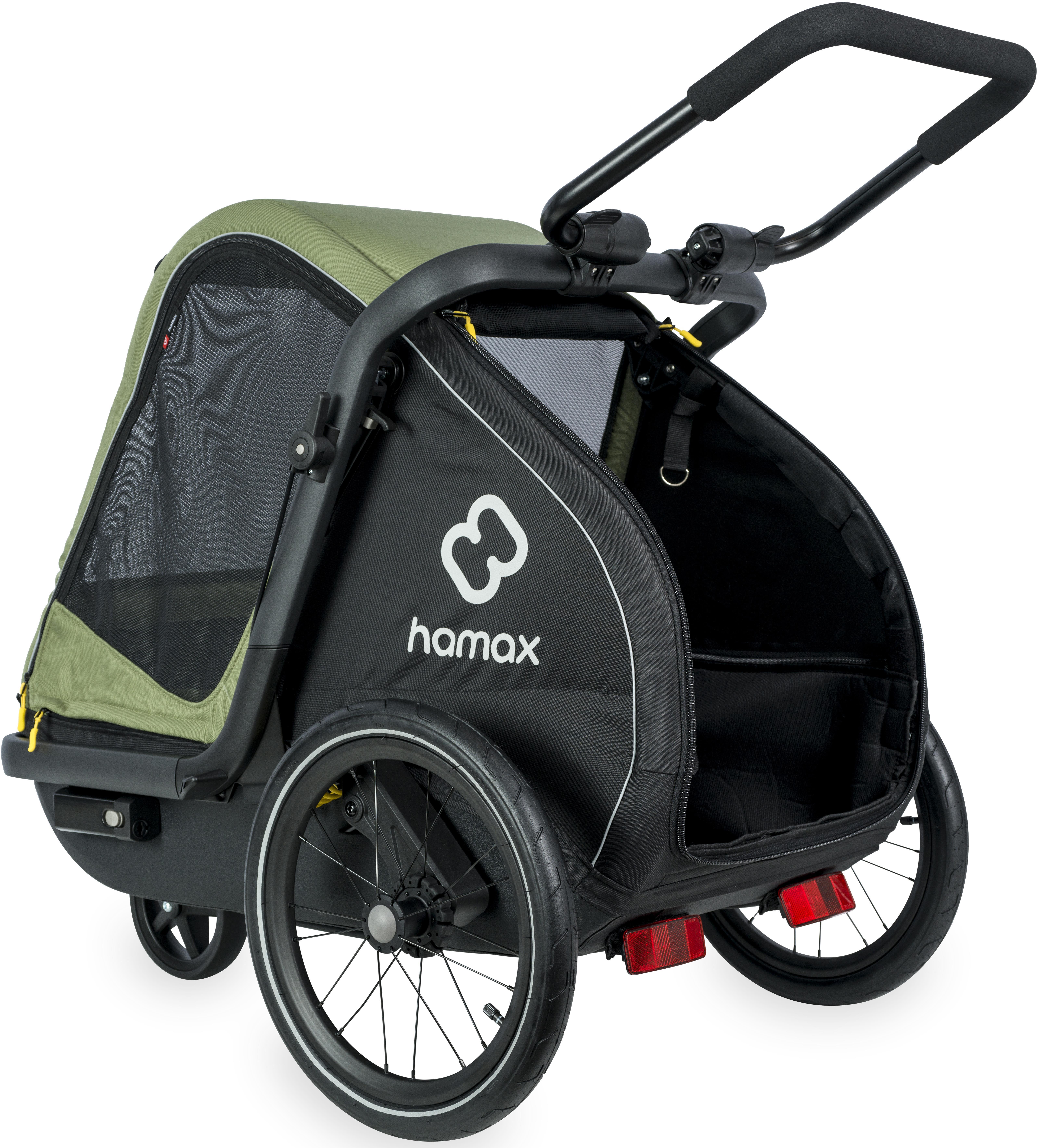 Hamax Pluto Dog Trailer Medium, Green