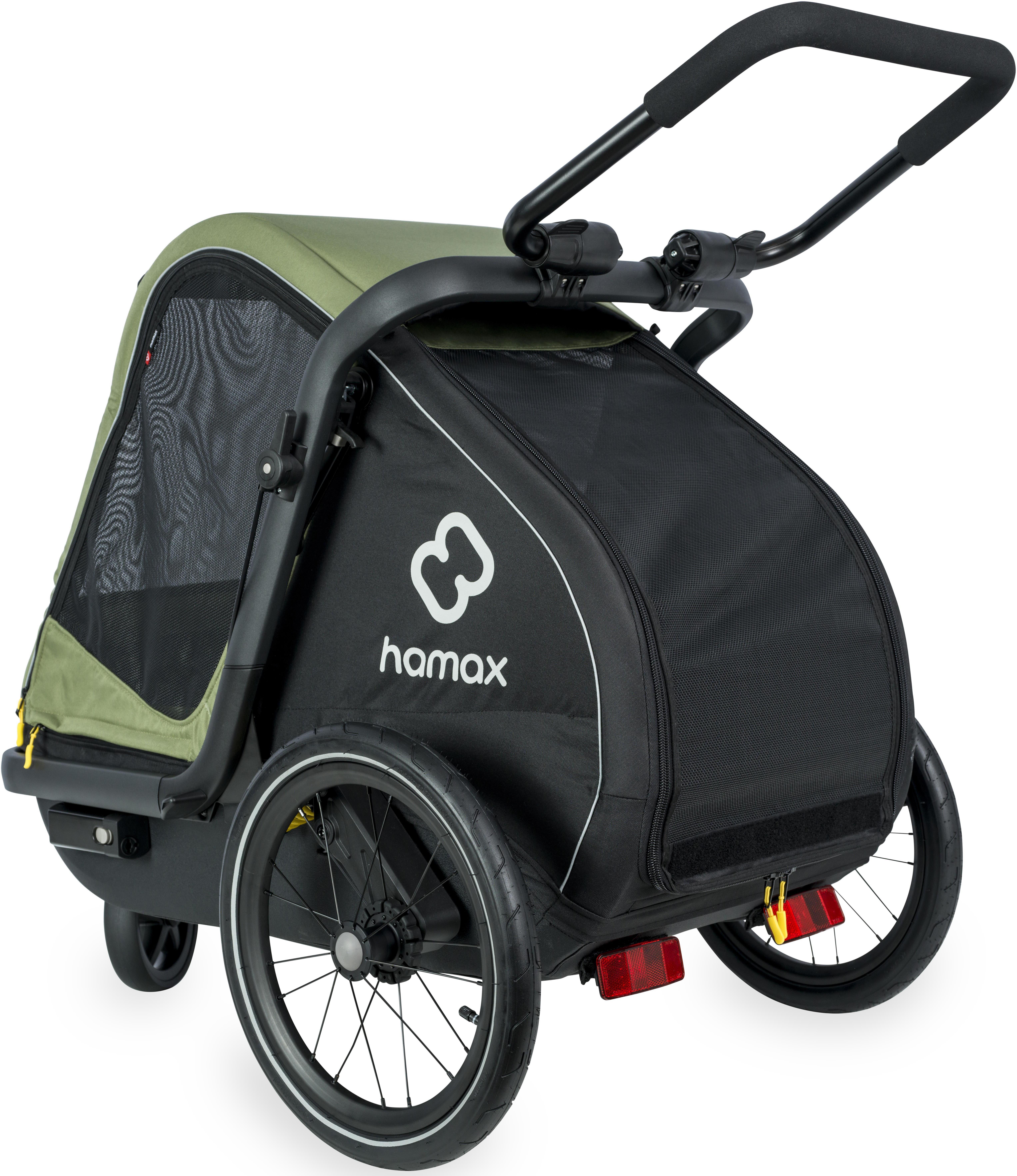 Hamax Pluto Dog Trailer Medium, Green