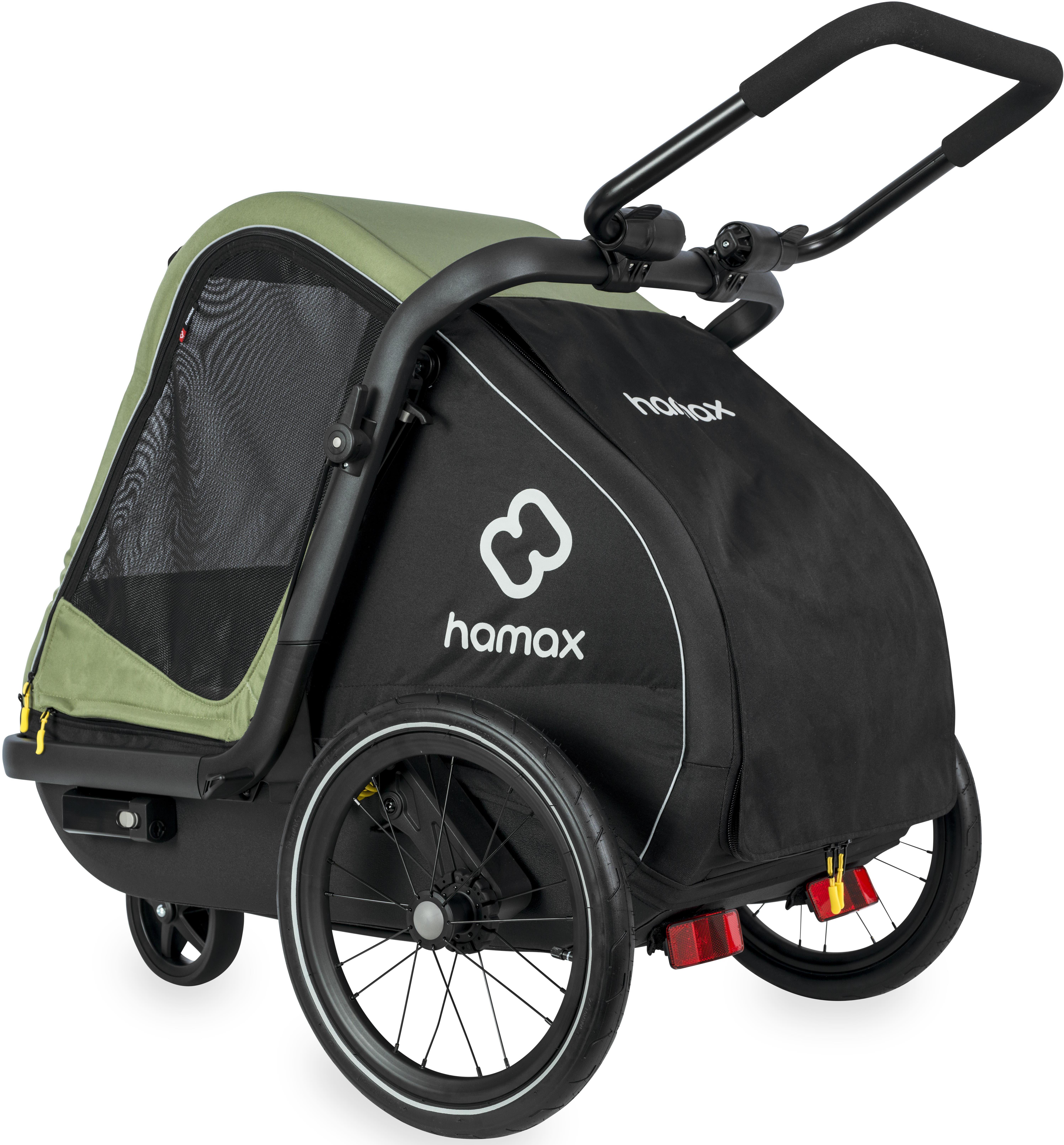 Hamax Pluto Dog Trailer Medium, Green