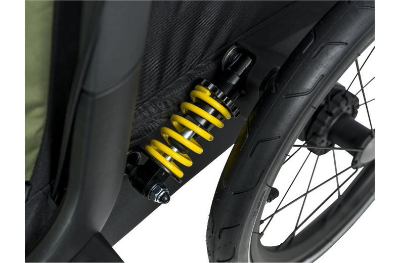 Hamax Pluto Dog Trailer Medium, Green Hamax Pluto Dog Trailer Medium, Green