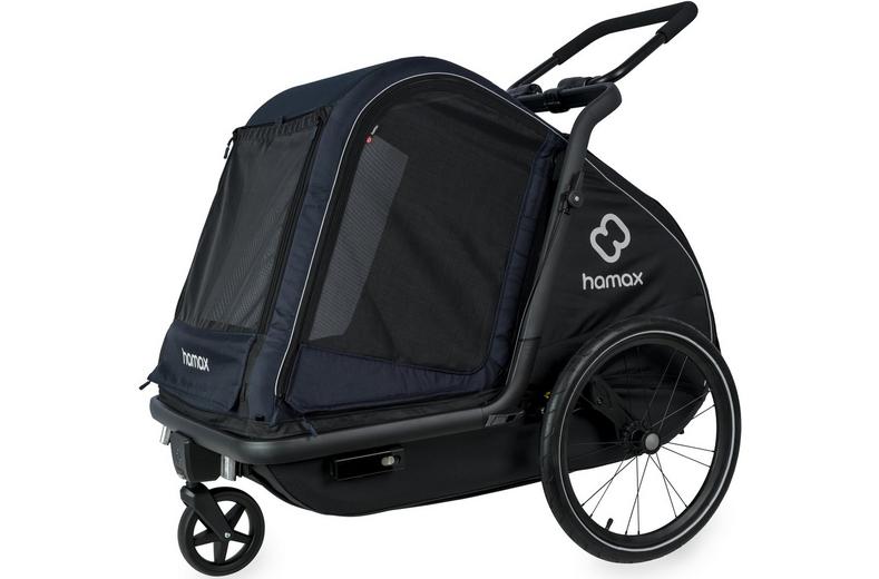Hamax Pluto Dog Trailer Large, Navy Hamax Pluto Dog Trailer Large, Navy