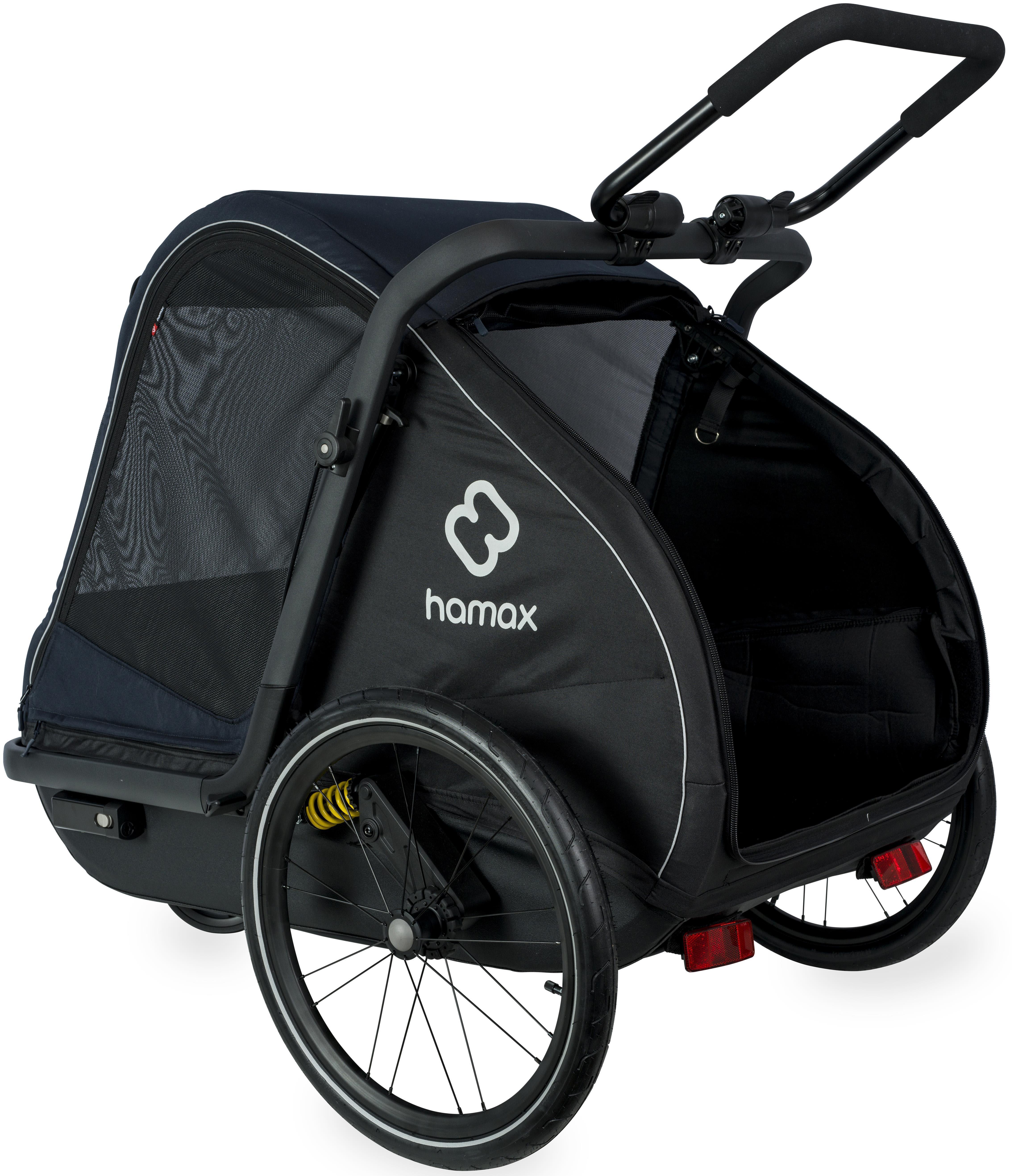 Hamax Pluto Dog Trailer Large, Navy