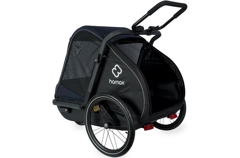 Hamax Pluto Dog Trailer Large, Navy Hamax Pluto Dog Trailer Large, Navy