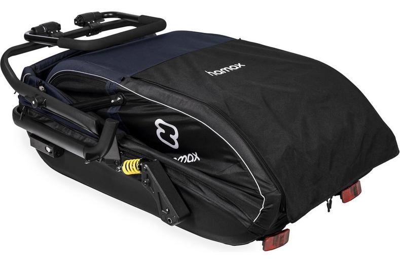 Hamax Pluto Dog Trailer Large, Navy Hamax Pluto Dog Trailer Large, Navy