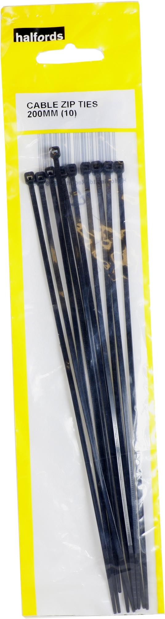 Halfords Cable Zip Ties 200mm | Extra 8% off for BC Members