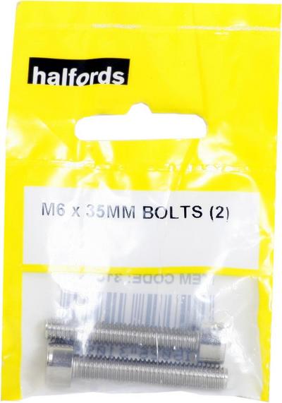 Halfords M6 x 35mm bolts Halfords M6 x 35mm bolts