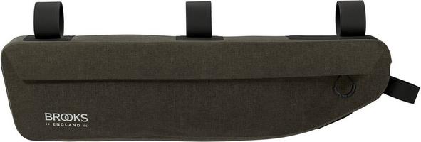 Halfords Brooks Scape Frame Bag, Mud Green | Extra 8% off for BC Members