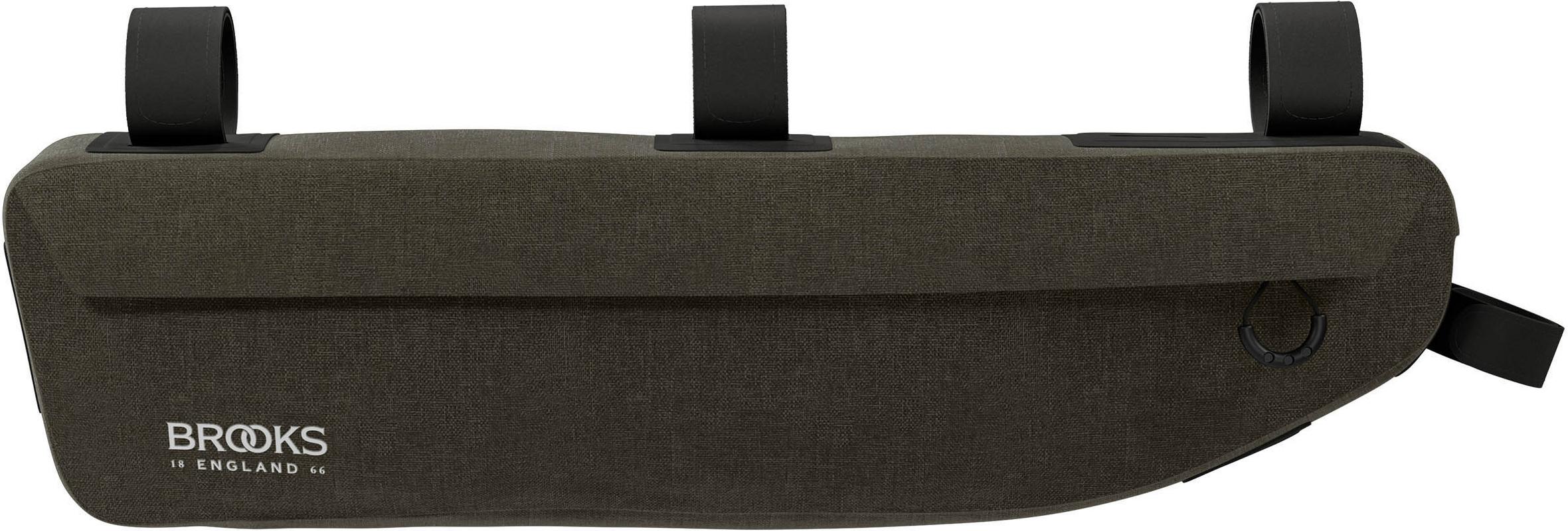 Halfords Brooks Scape Frame Bag, Mud Green | Extra 8% off for BC Members