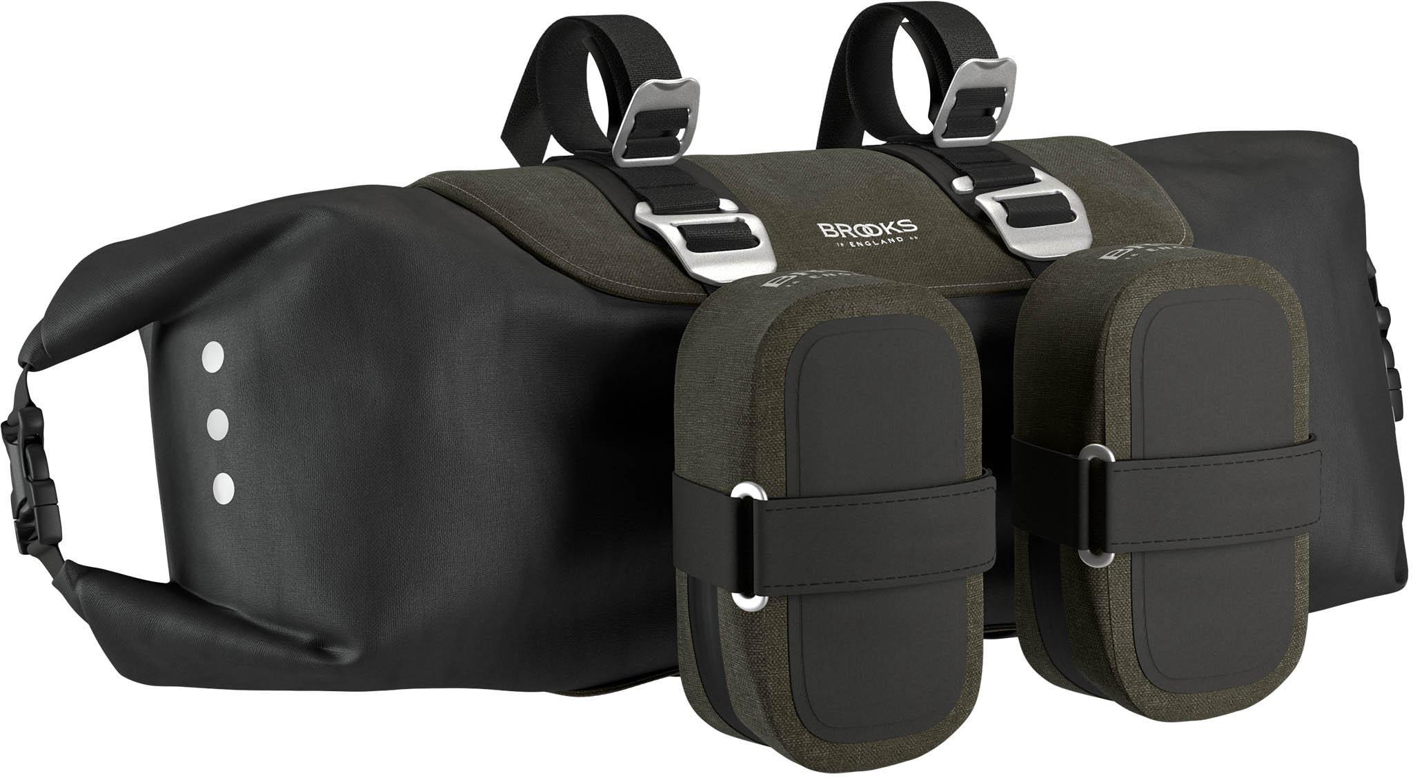 Brooks Scape Handlebar Roll, Mud Green