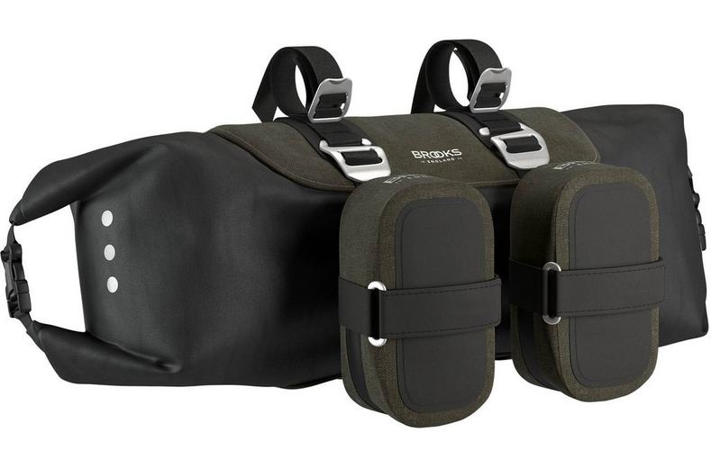 Brooks Scape Handlebar Roll, Mud Green Brooks Scape Handlebar Roll, Mud Green