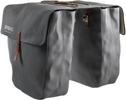 Halfords Brooks Brick Lane Pannier Bag, Grey | Extra 8% off for BC Members