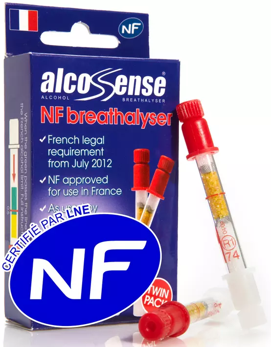 AlcoSense NF Breathalyzer for France (Twin Pack) – Medisave UK