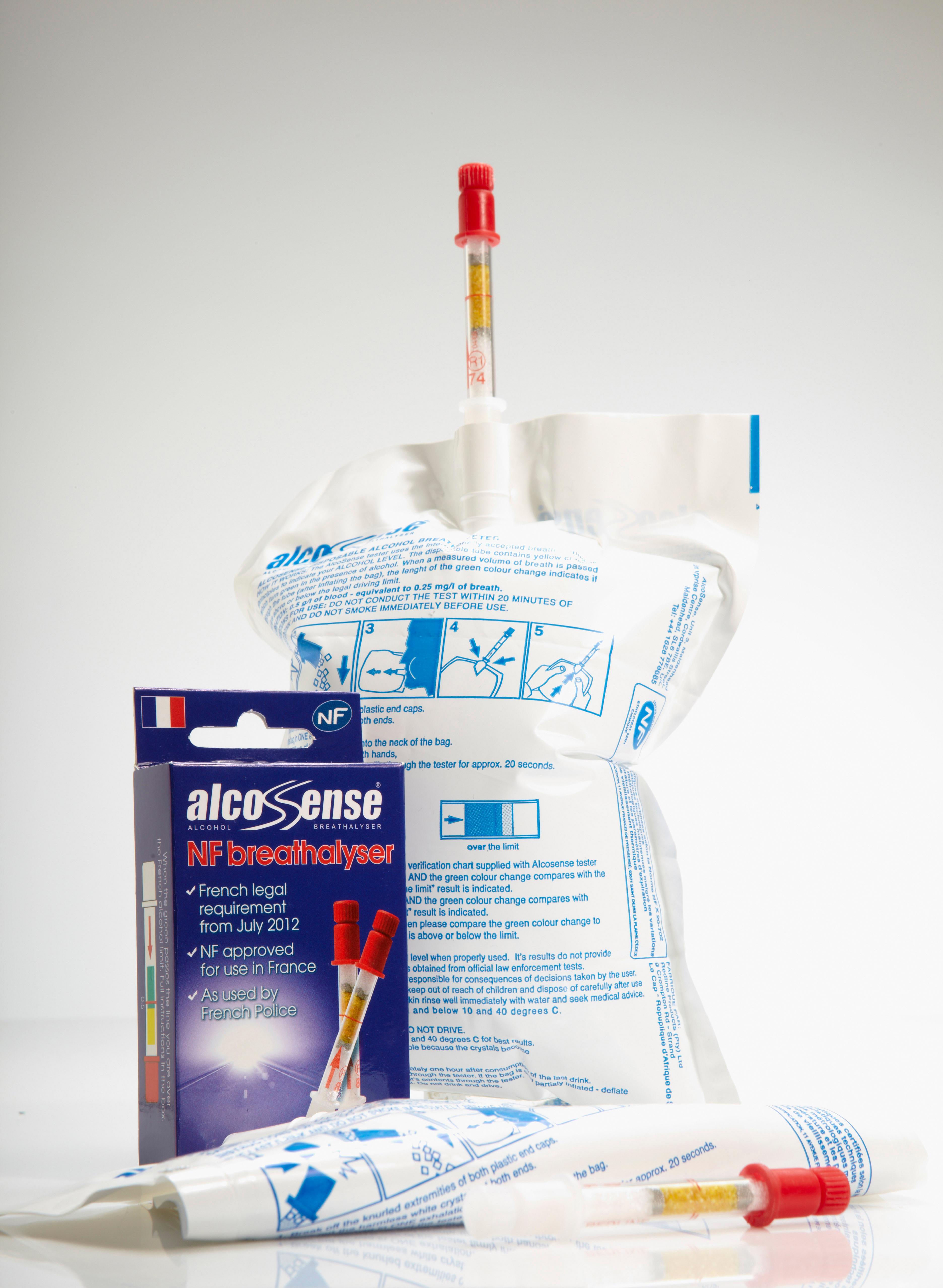 Alcosense Single Use NF Breathalyser Twin Pack