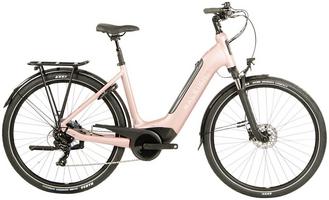 Halfords Raleigh Motus Tour Low Step Electric Bike, Pink - M Frame | Extra 8% off for BC Members