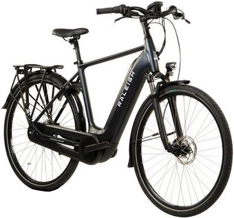 Raleigh Motus GT Crossbar Hub Electric Bike, Black - M, L Frames