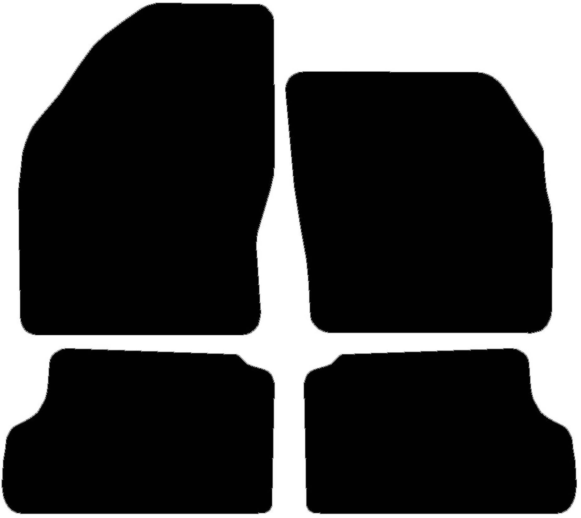 Halfords Ford Focus - Set Of 4 Standard Car Mats 0 Clips (Ee0270)