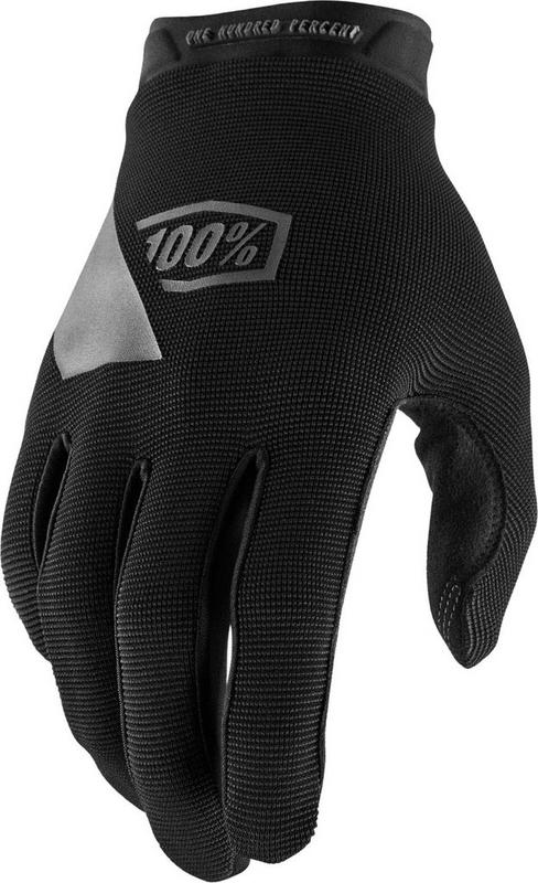 Halfords 100% Ridecamp Youth Gloves Black/Charcoal - S | Extra 8% off for BC Members