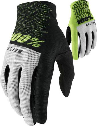 100% CELIUM Gloves Fluo Yellow - L