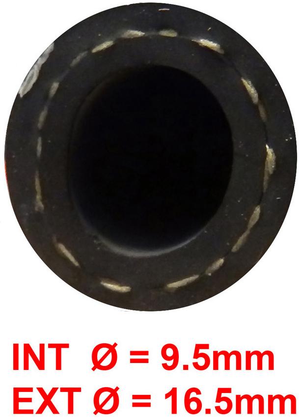 Halfords Fuel Injector Hose 9.5mm HFH504