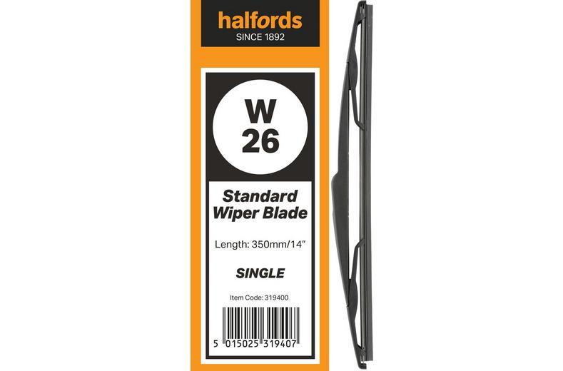 Halfords W26 Wiper Blade - Single Halfords W26 Wiper Blade - Single