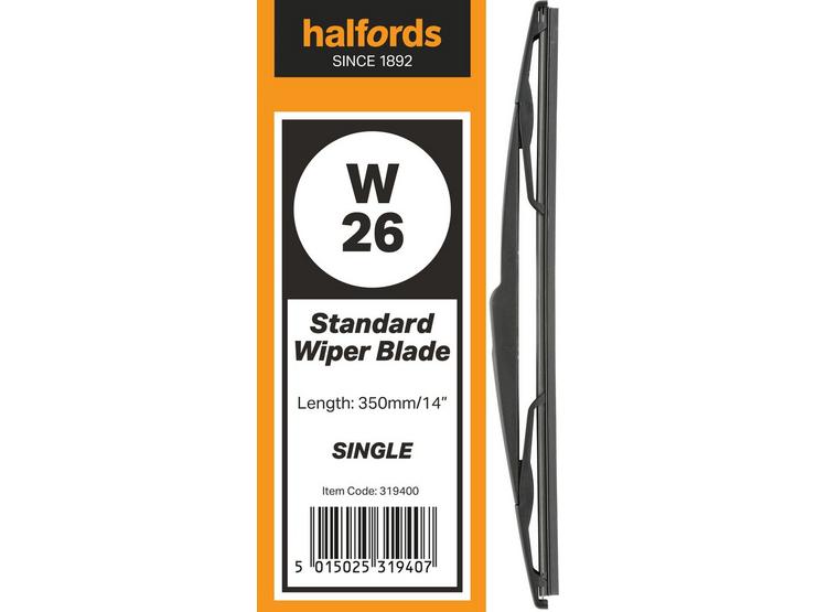 Halfords W26 Wiper Blade - Single
