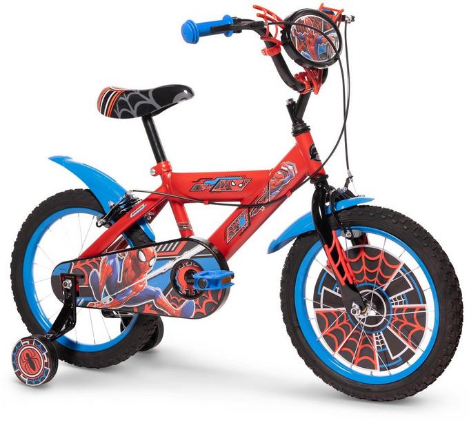 Halfords spiderman bike 16 on sale